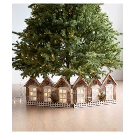 ნაძვის ხის ღობე განათებით 90x30